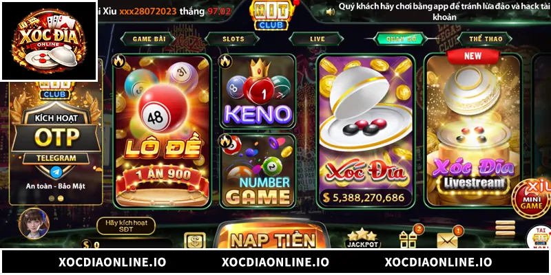 Hitclub là thiên đường giải trí đổi thưởng uy tín và đẳng cấp